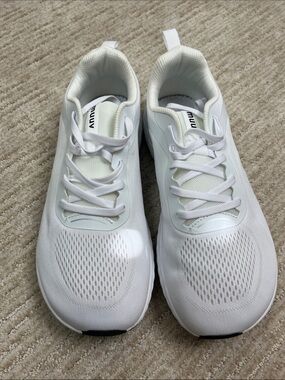 Muuv Flow-Wide Toe Box Pickleball Shoes Unisex White Lightweight Zero Drip NWT